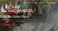 Desktop Screenshot of campnathanael.com